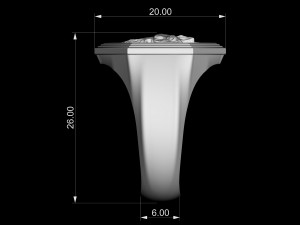 unicorn ring 3D Принт Модель