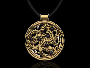 gothic pendant 3D Print Model