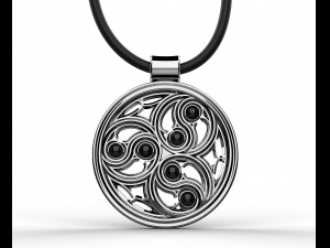gothic pendant 3D 打印模型