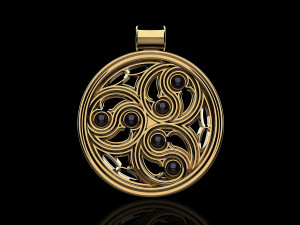 gothic pendant 3D 打印模型