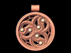 gothic pendant 3D 打印模型