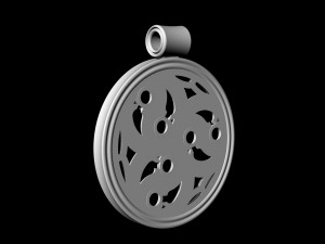 gothic pendant 3D 打印模型