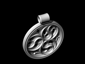 gothic pendant 3D 打印模型