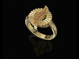 polygonal circle earrings and ring 3D 프린트 모델