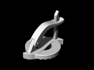 polygonal circle earrings and ring 3D 프린트 모델