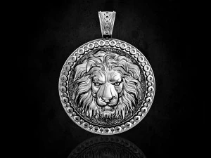 lion-head pendant 3D Print Model