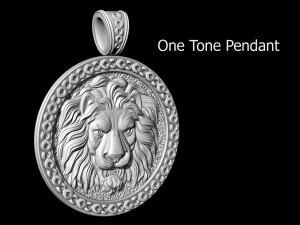 lion-head pendant 3D-printmodel