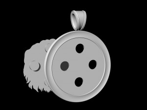 lion-head pendant 3D-printmodel