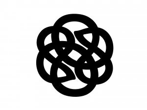 celtic knot pendant with gems 3D Print Model