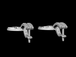 celtic knot earrings 3D Принт Модель