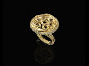 celtic knot ring 3D Print Model