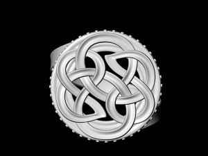 celtic knot ring Modello di stampa 3D