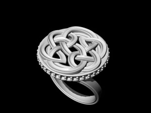 celtic knot ring 3D Print Model