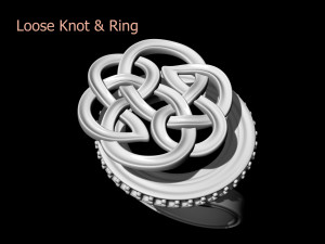 celtic knot ring Modello di stampa 3D