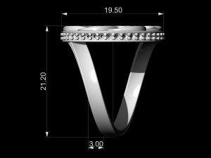 celtic knot ring Modello di stampa 3D