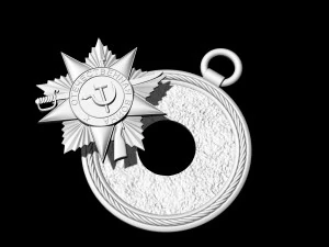 the order of the patriotic war-pendant 3D Print Model
