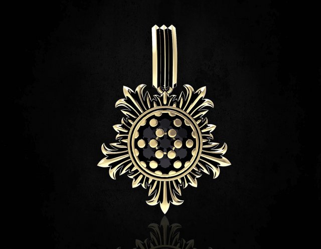sun pendant 3D Druckmodell .c4d .max .obj .3ds .fbx .stl .blend 