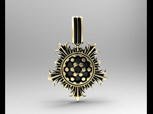 sun pendant 3D Druckmodell