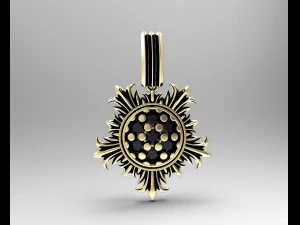 sun pendant 3D Print Model