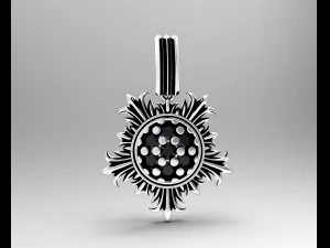 sun pendant 3D Print Model