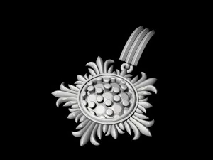 sun pendant 3D Print Model