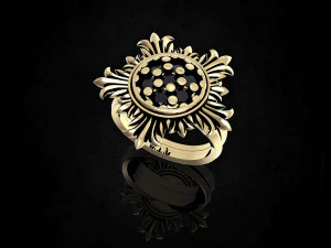 солнце кольцо 3D Принт Модель