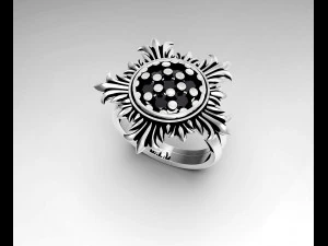 sun ring 3D Print Model