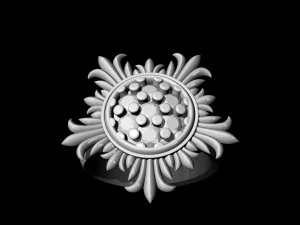 sun ring 3D Print Model