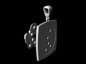 baby angel pendant 3D Print Model