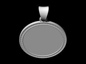 big rose pendant 3D प्रिंट मॉडल