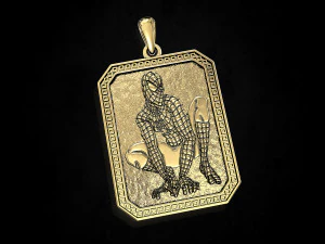 кулон людина-павук 3D Принт Модель