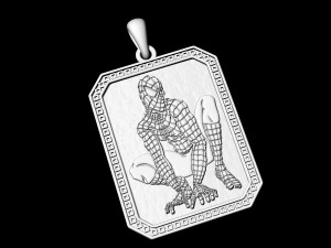 spider man pendant 3D-printmodel
