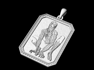 spider man pendant 3D-printmodel