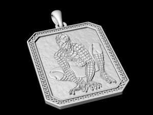 spider man pendant 3D-printmodel