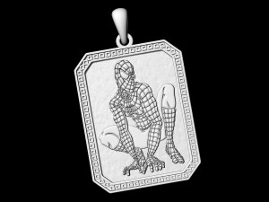 spider man pendant 3D-printmodel