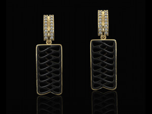 parametric earrings 3D Print Model