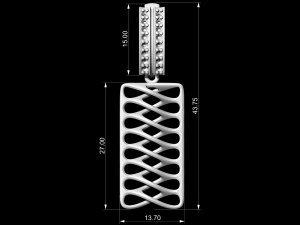 parametric earrings 3D Print Model