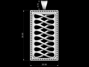 parametric pendant 3D प्रिंट मॉडल