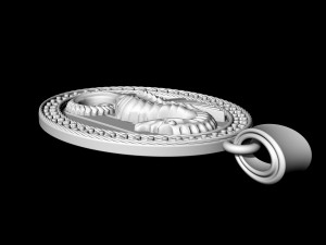 seahorse pendant Modèles 3D en vedette