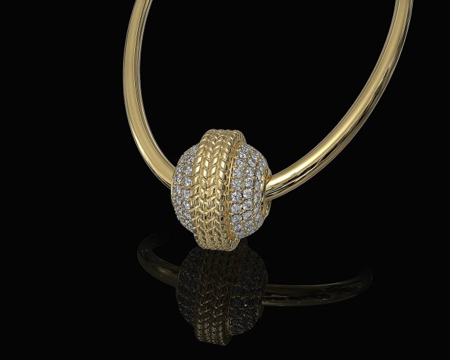 ball of gems pendant 3D Принт Модель .c4d .max .obj .3ds .fbx .stl .blend 