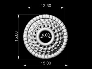 ball of gems pendant 3D Принт Модель
