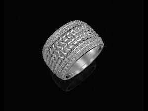 ball of gems ring 3Dプリントモデル