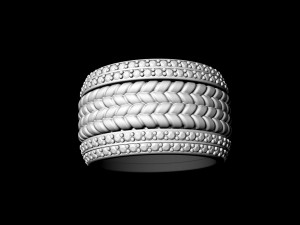 ball of gems ring 3Dプリントモデル