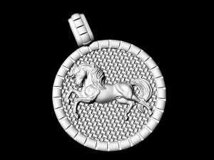 pretty horse pendant 3D Print Model