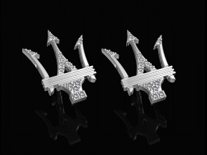 poseidon earrings Model Cetak 3D