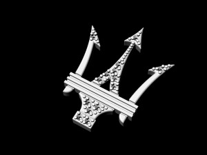 poseidon earrings Model Cetak 3D