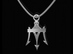 poseidon pendant Modelo de Impressão 3D