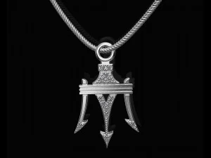 poseidon pendant 3D Print Model