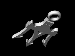 poseidon pendant Modelo de Impressão 3D