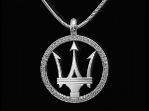 poseidon with frame pendant 3D Принт Модель